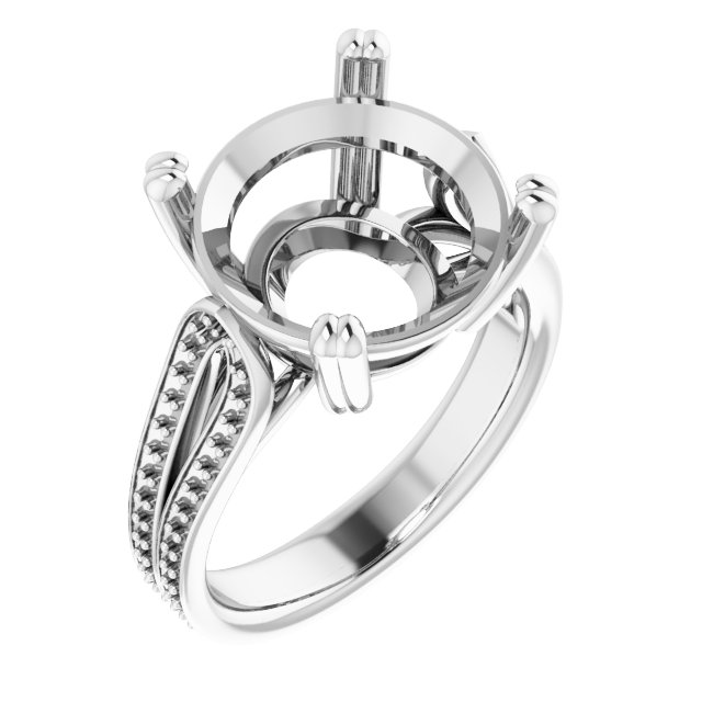 Accented Engagement Ring