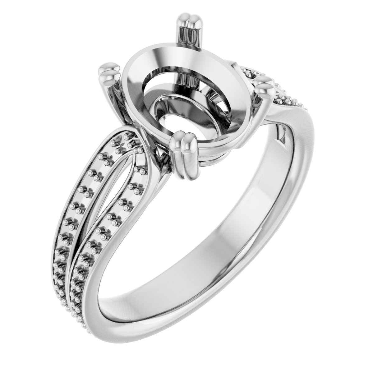 Accented Engagement Ring
