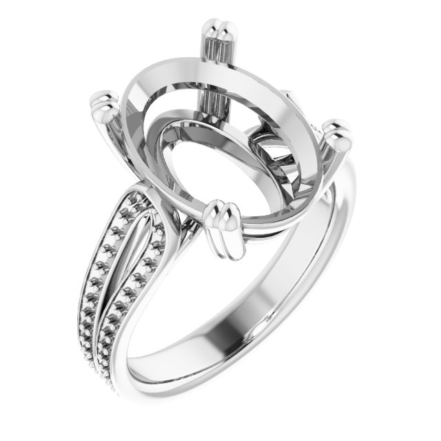 Accented Engagement Ring