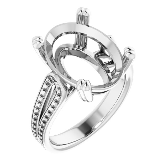 Accented Engagement Ring