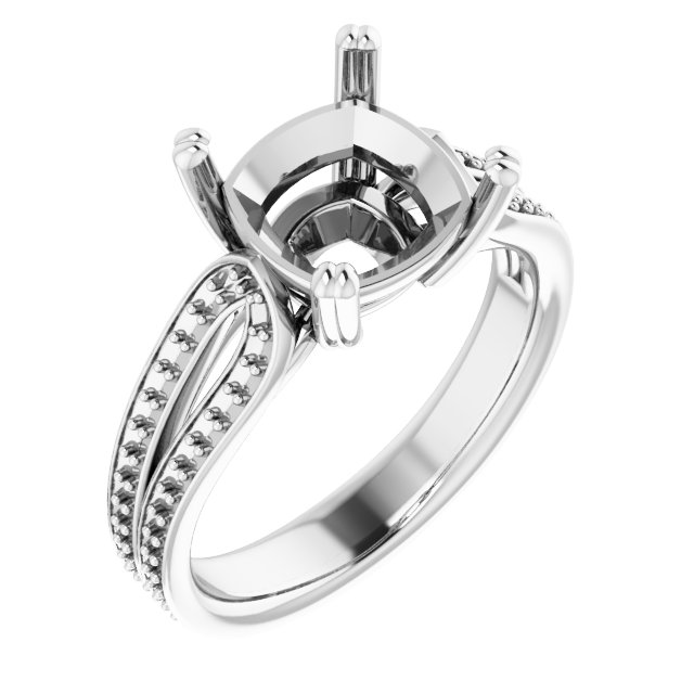 Accented Engagement Ring