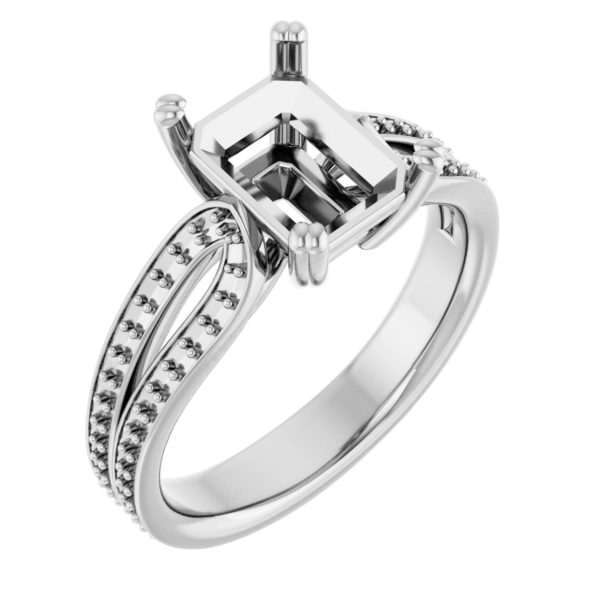 Accented Engagement Ring