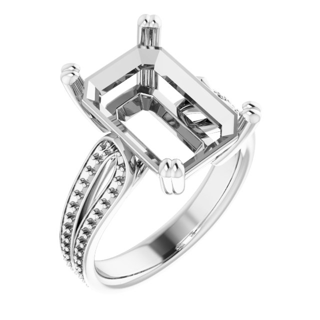 Accented Engagement Ring