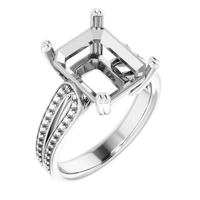 Accented Engagement Ring