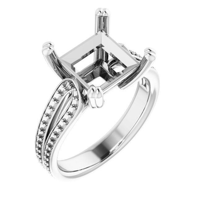 Accented Engagement Ring