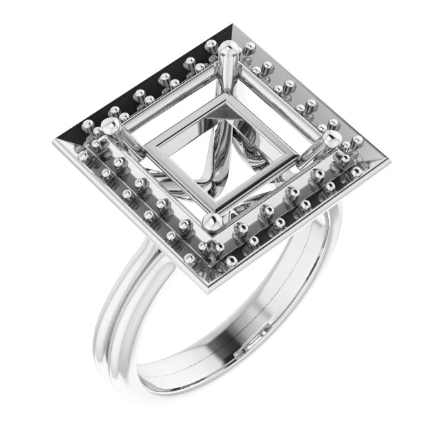Halo-Style Engagement Ring