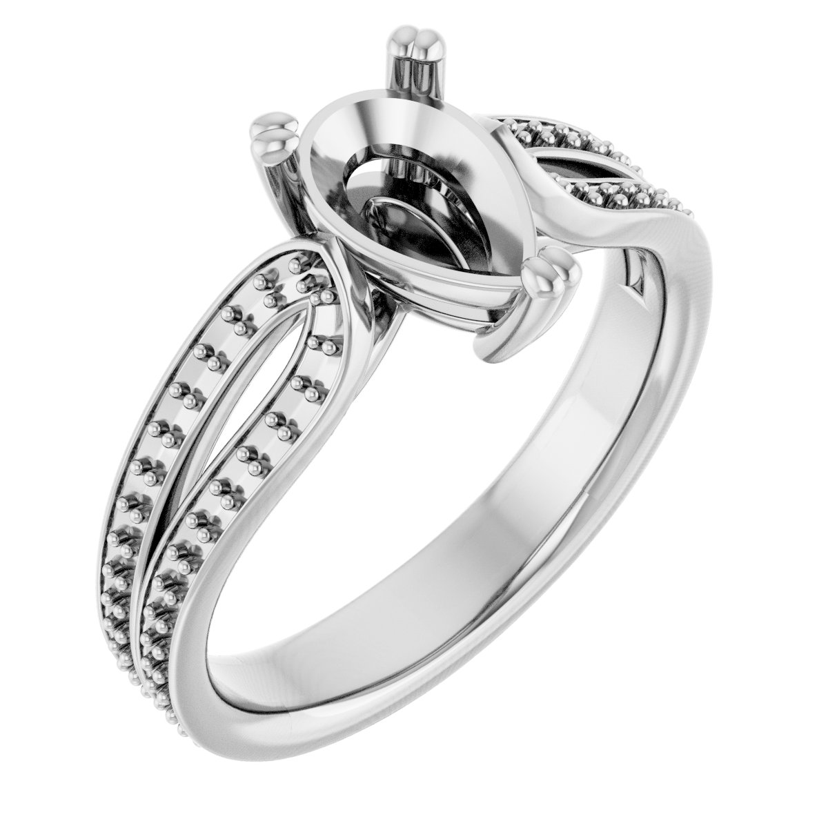Accented Engagement Ring