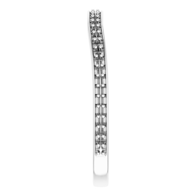 Band Mounting for 9x9 mm Heart Ring view 4