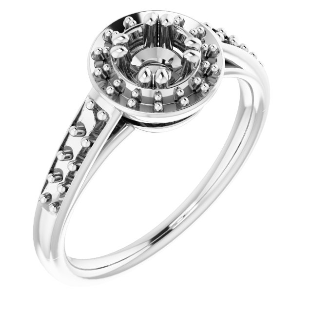 Halo-Style Engagement Ring