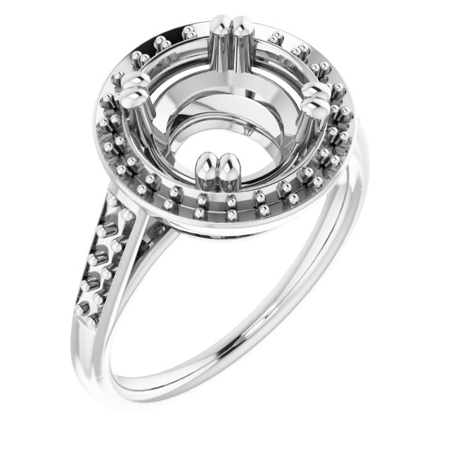 Halo-Style Engagement Ring