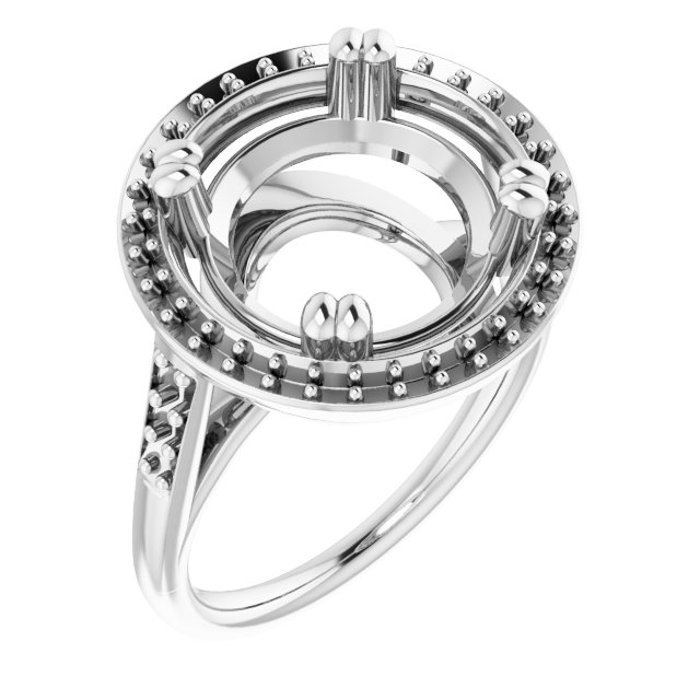 Halo-Style Engagement Ring