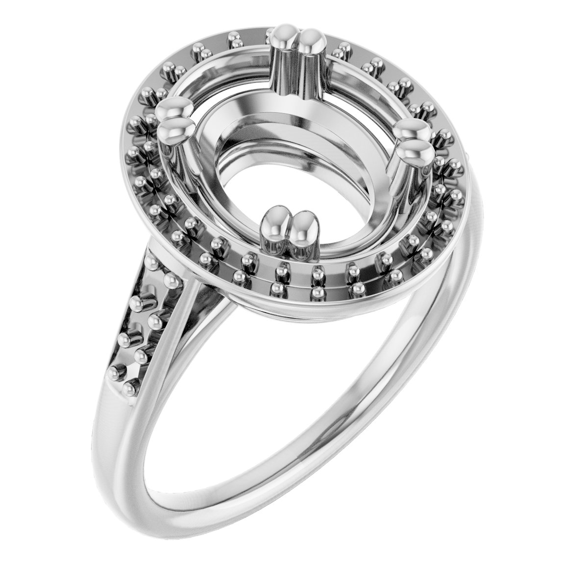 Halo-Style Engagement Ring