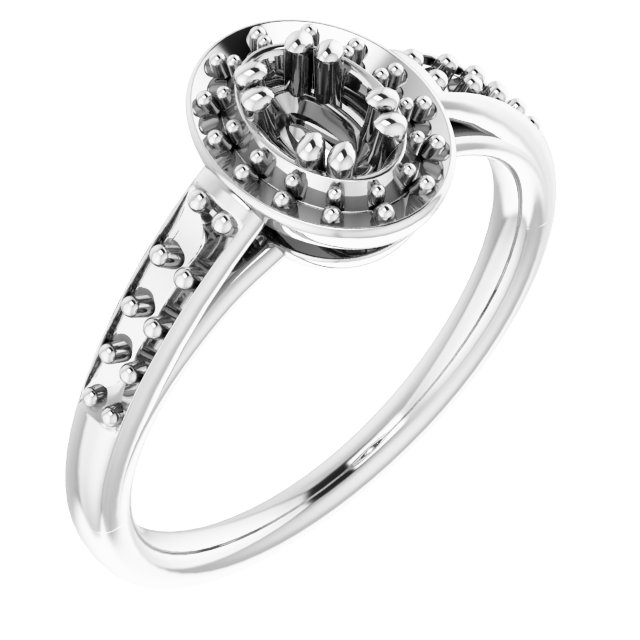 Halo-Style Engagement Ring