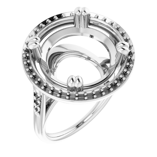 Halo-Style Engagement Ring
