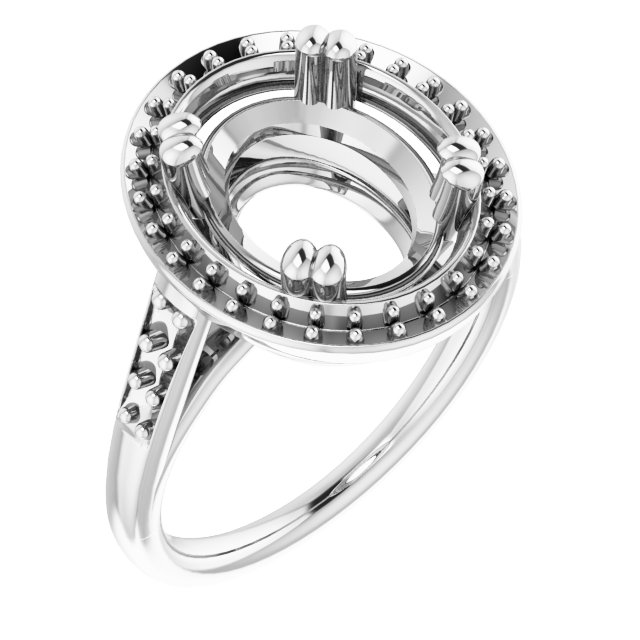 Halo-Style Engagement Ring