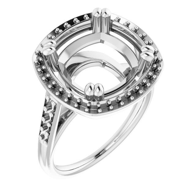 Halo-Style Engagement Ring