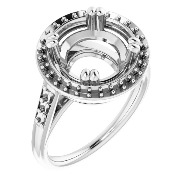 Halo-Style Engagement Ring