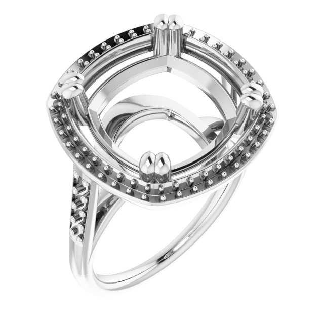 Halo-Style Engagement Ring
