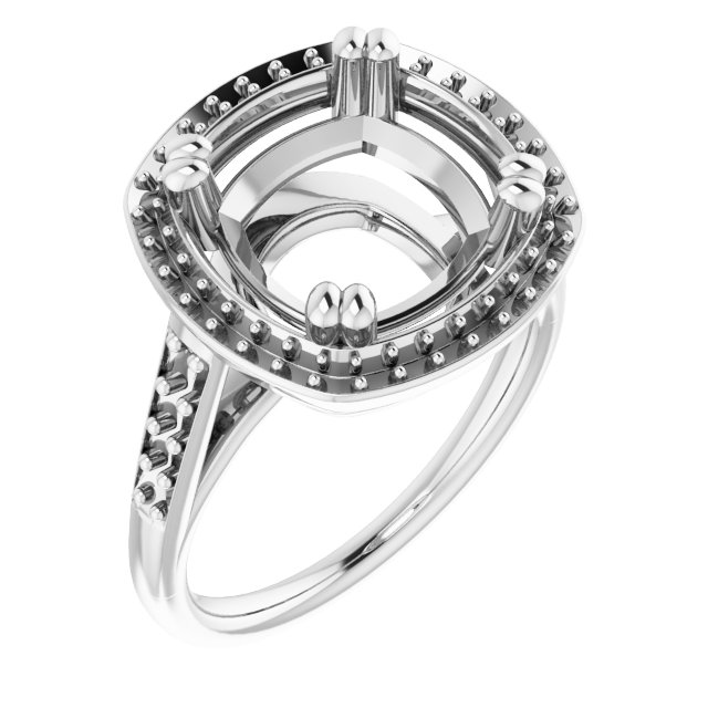 Halo-Style Engagement Ring