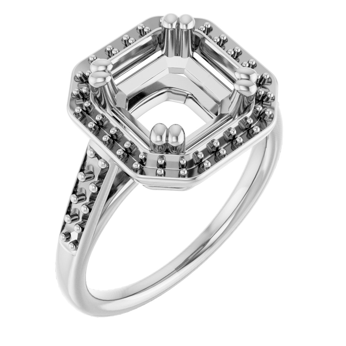 Halo-Style Engagement Ring
