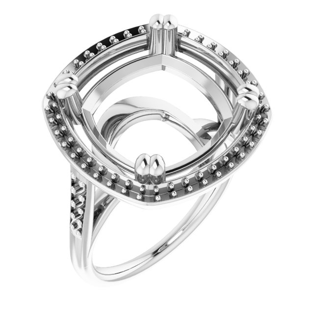 Halo-Style Engagement Ring