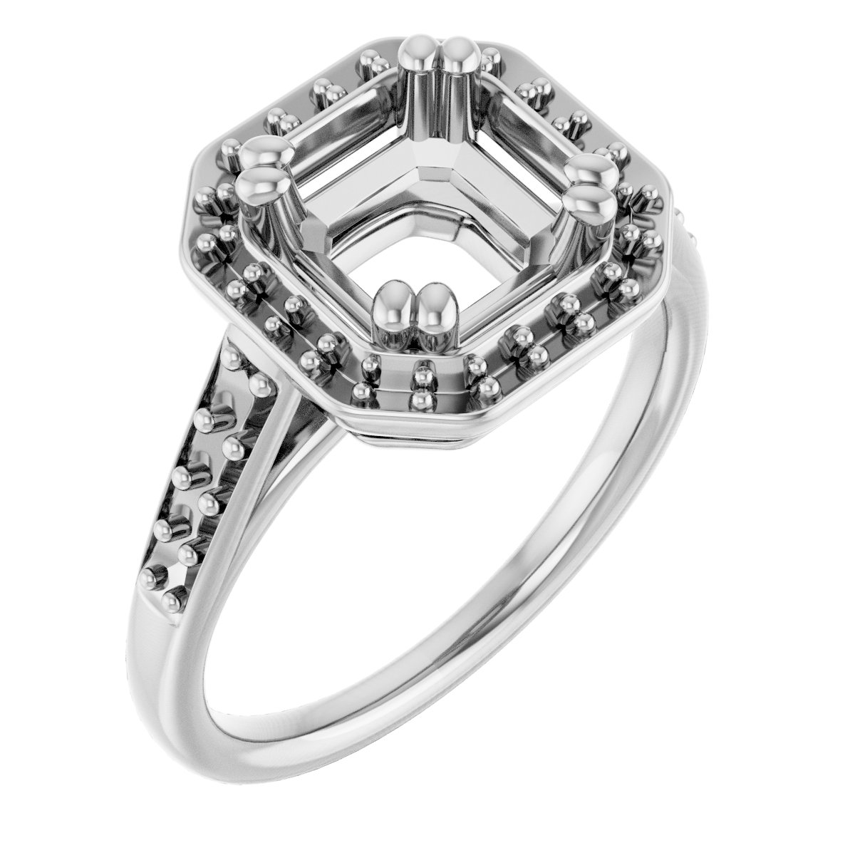 Halo-Style Engagement Ring