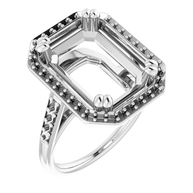 Halo-Style Engagement Ring
