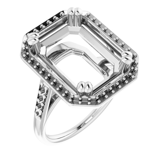 Halo-Style Engagement Ring