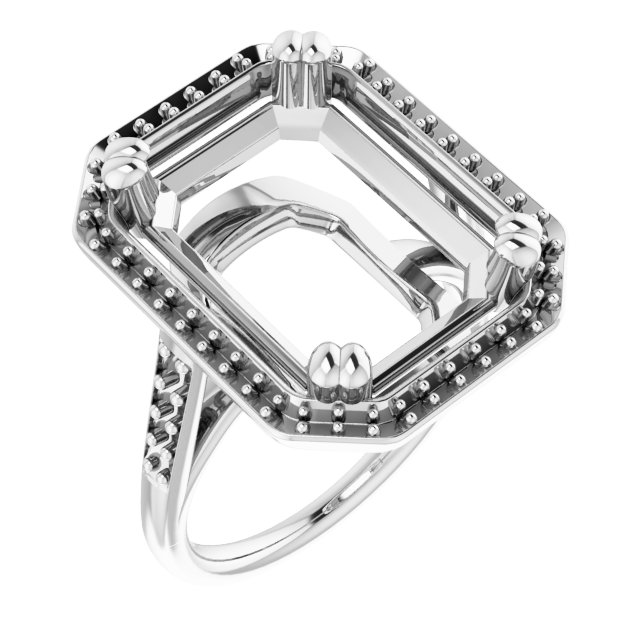 Halo-Style Engagement Ring