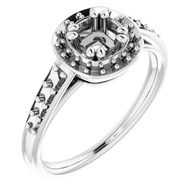 Halo-Style Engagement Ring