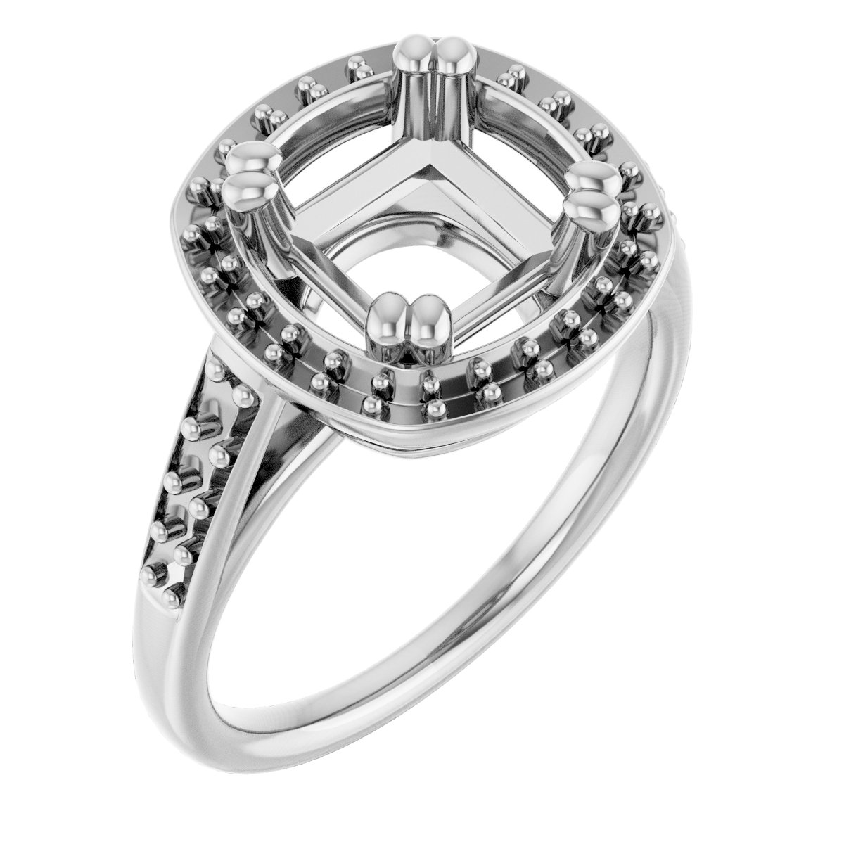 Halo-Style Engagement Ring