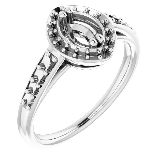 Halo-Style Engagement Ring