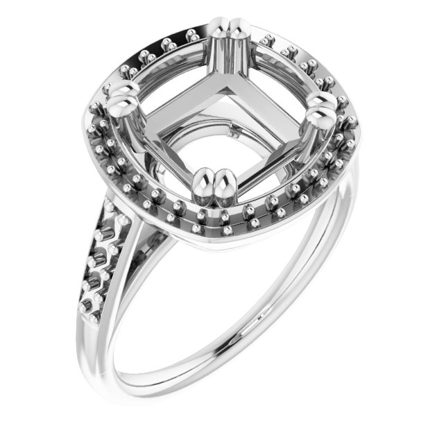 Halo-Style Engagement Ring