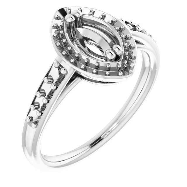 Halo-Style Engagement Ring