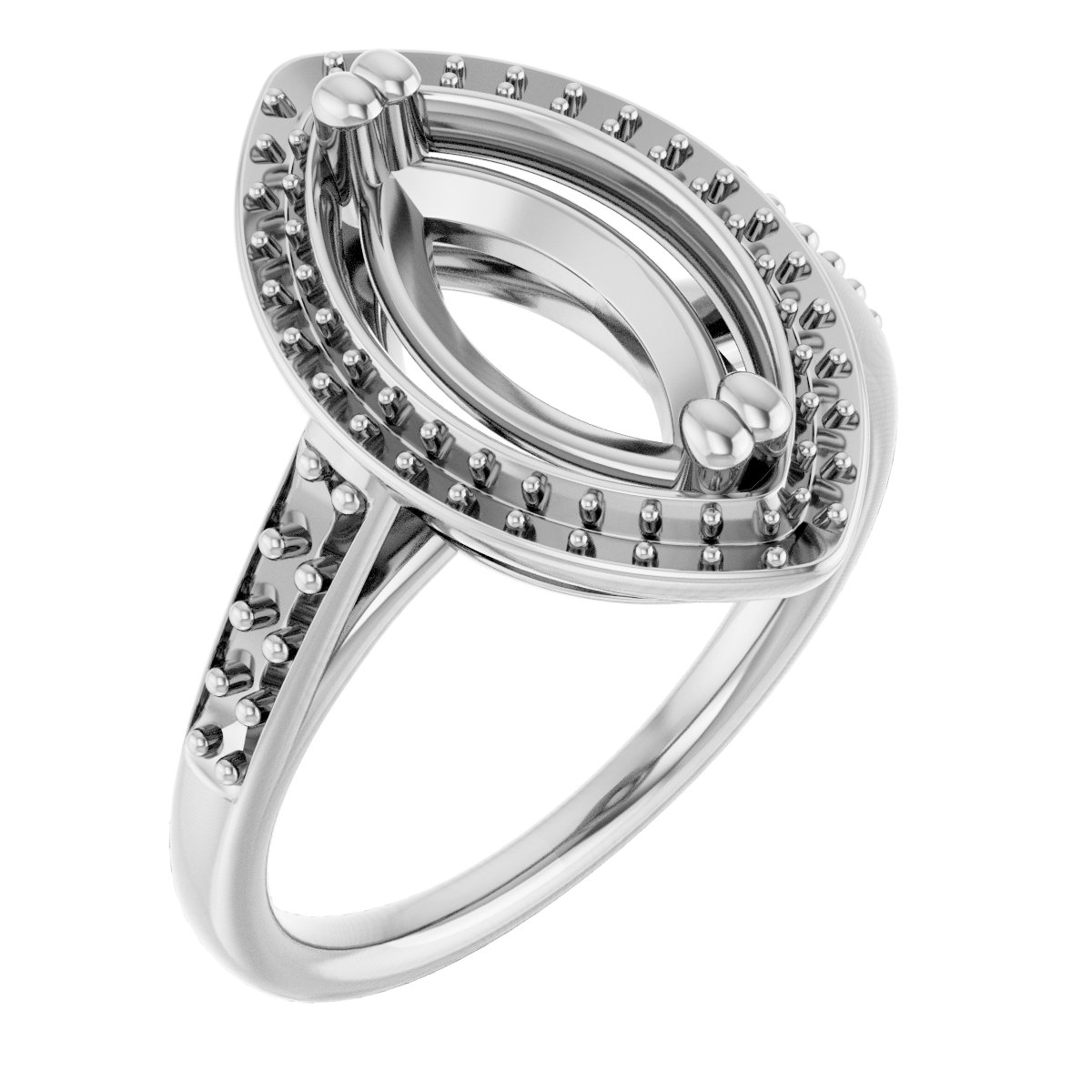 Halo-Style Engagement Ring