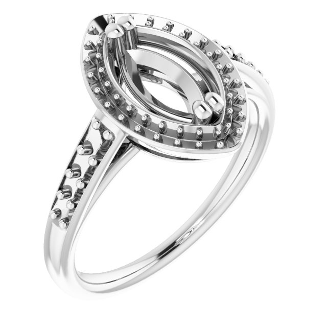 Halo-Style Engagement Ring