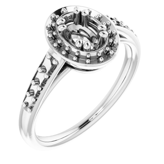 Halo-Style Engagement Ring