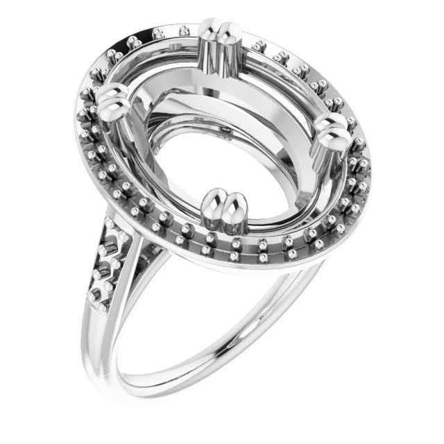 Halo-Style Engagement Ring