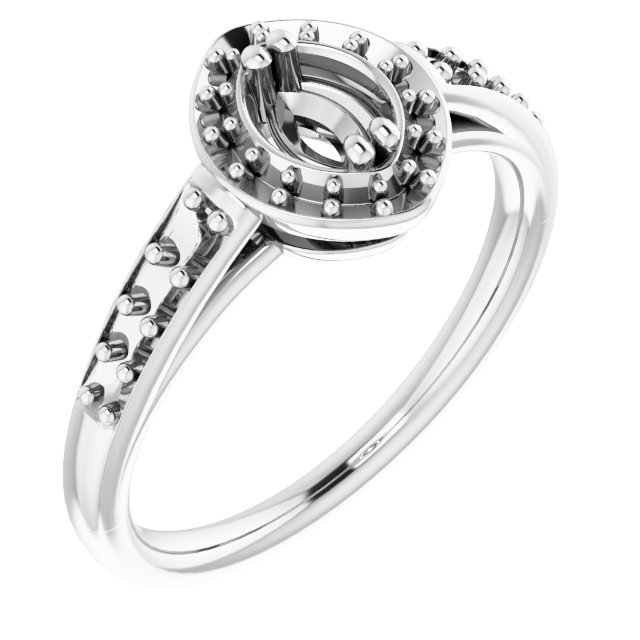 Halo-Style Engagement Ring