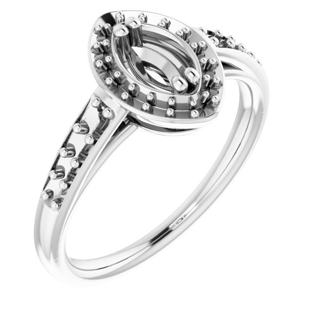 Halo-Style Engagement Ring