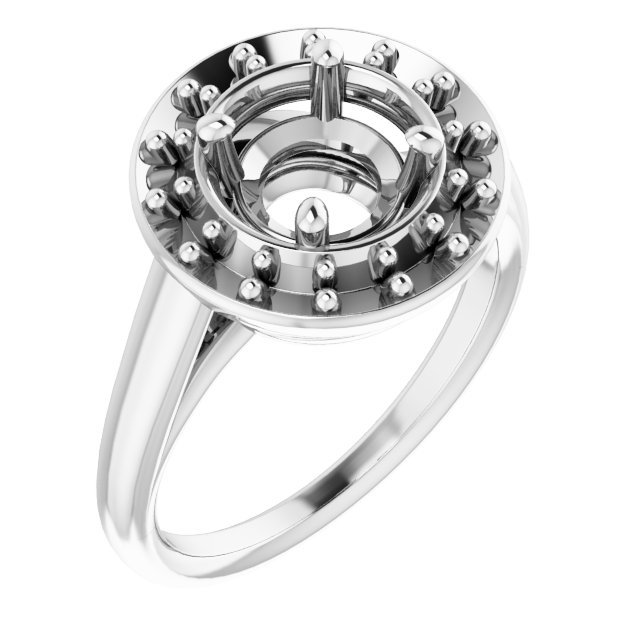 Halo-Style Engagement Ring