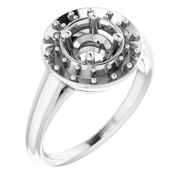 Halo-Style Engagement Ring