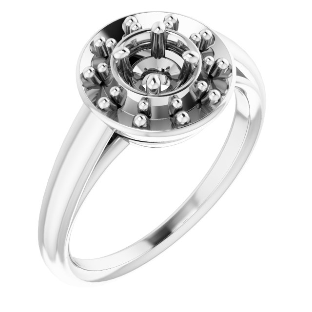 Halo-Style Engagement Ring