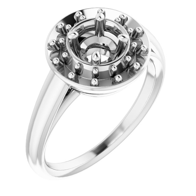 Halo-Style Engagement Ring