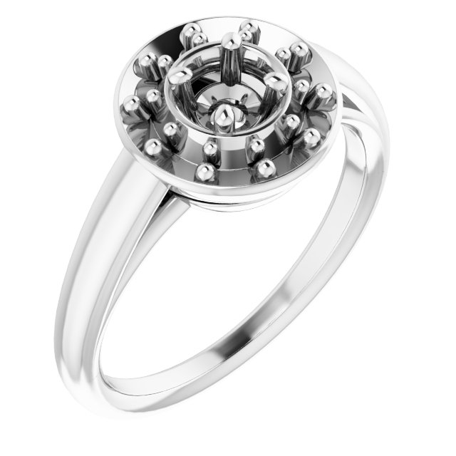 Halo-Style Engagement Ring