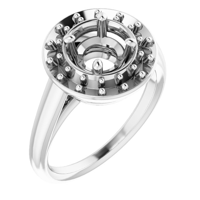 Halo-Style Engagement Ring