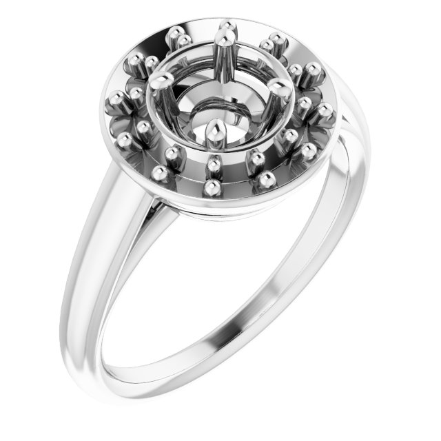 Halo-Style Engagement Ring