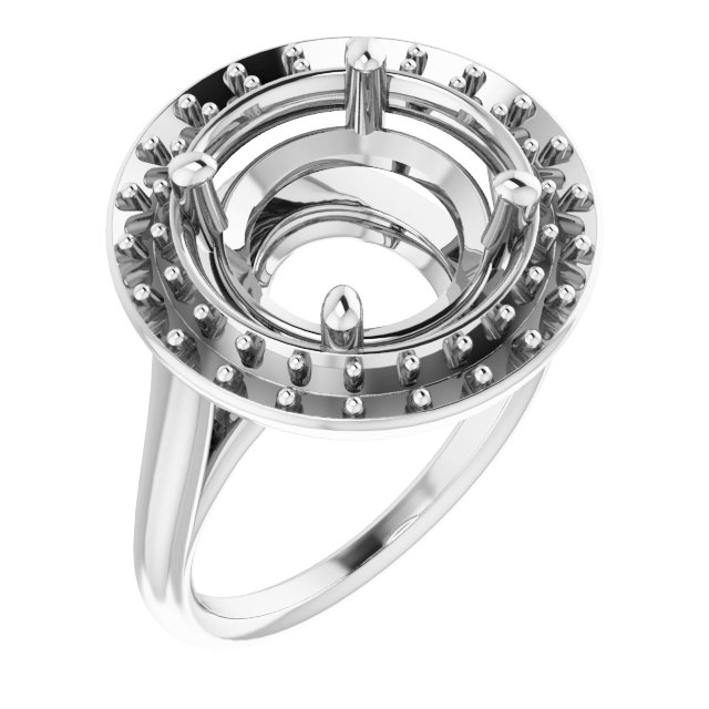Halo-Style Engagement Ring