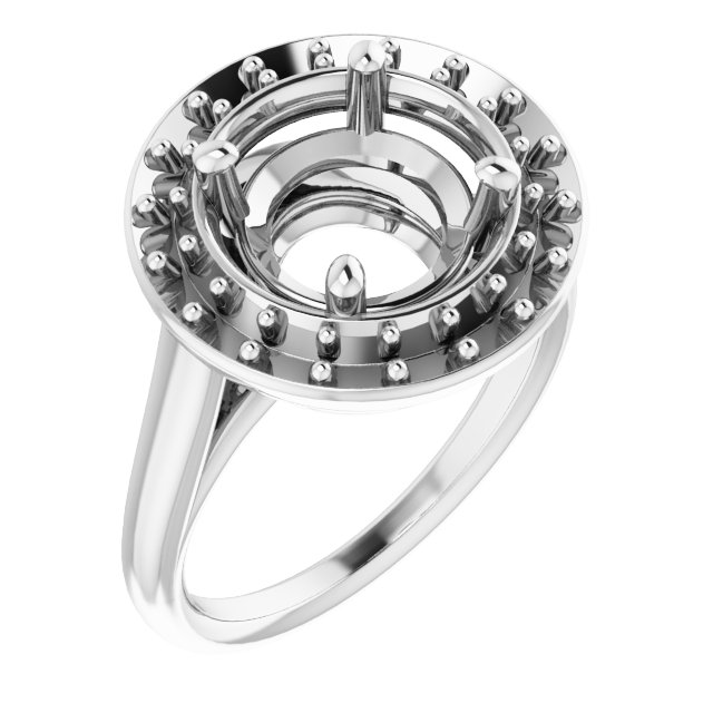 Halo-Style Engagement Ring