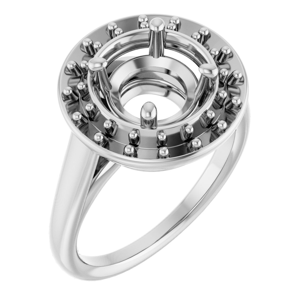 Halo-Style Engagement Ring